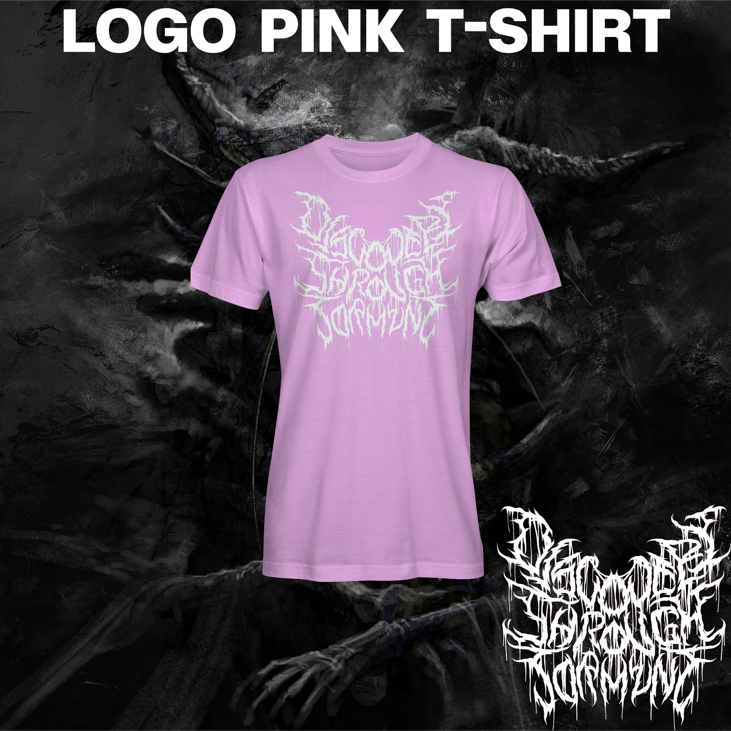 Discovery Through Torment WHITE LOGO variant short sleeve t-shirt