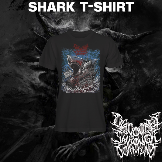 Discovery Through Torment SHARK variant short sleeve t-shirt